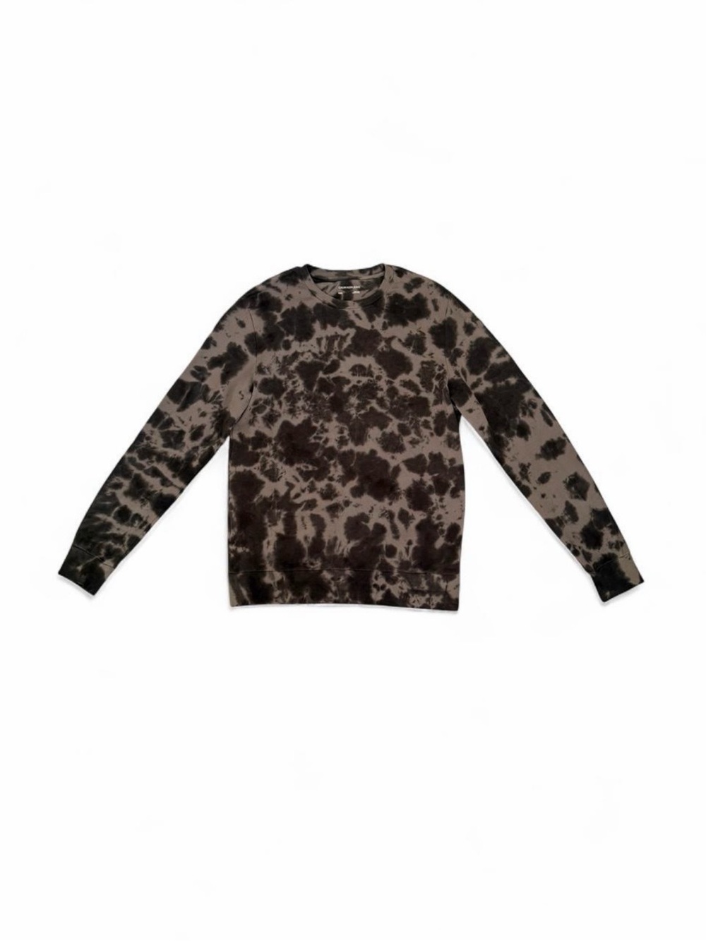 Calvin Klein Jeans Tie-Dye Crewneck Sweater - Black & Gray